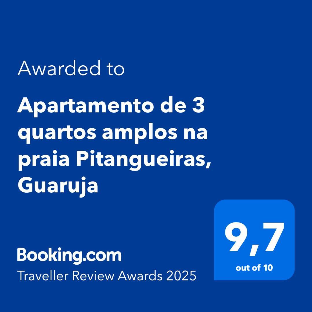 Apartamento De 3 Quartos Amplos Na Praia Pitangueiras, Guarujá Eksteriør bilde